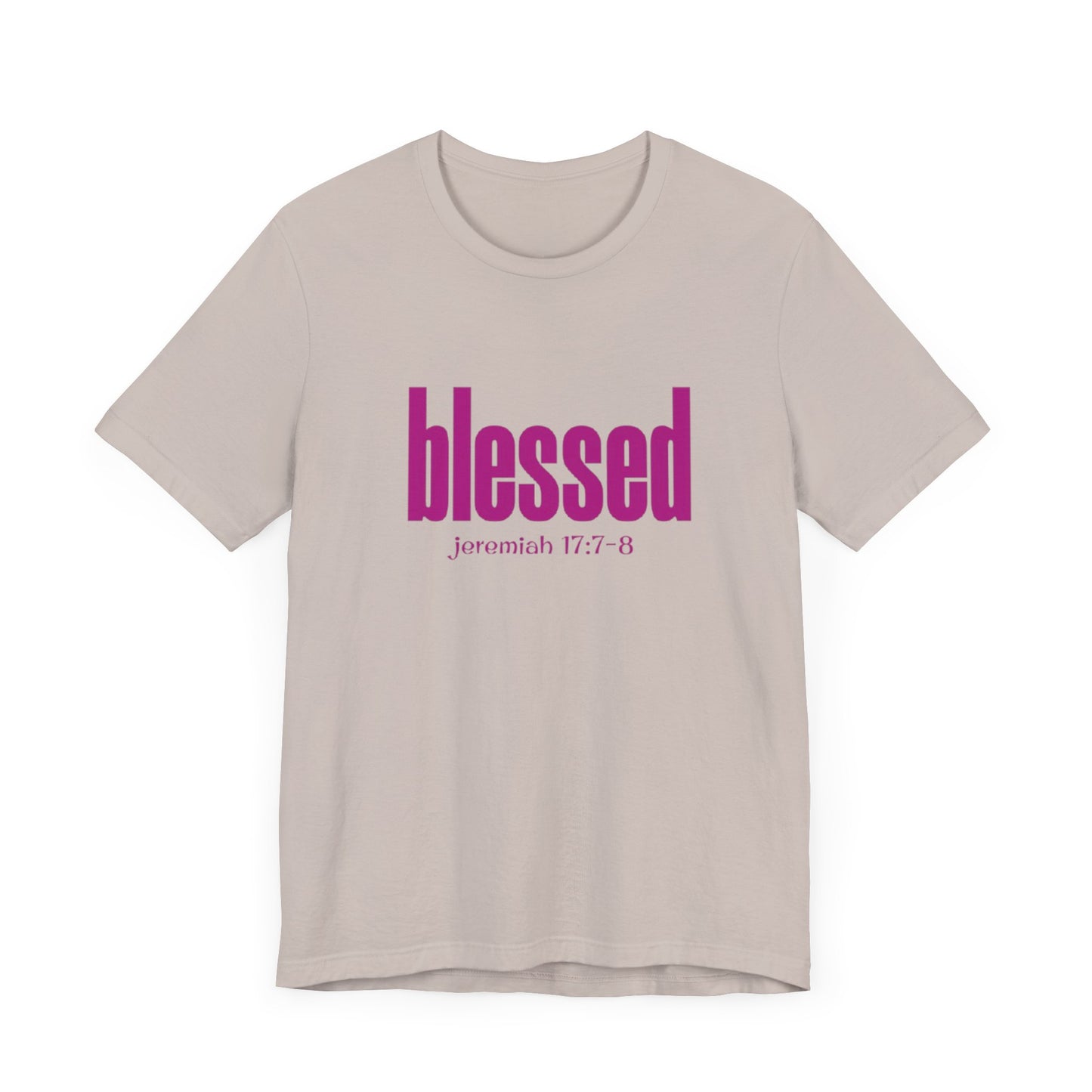 "Blessed" Unisex Jersey Short Sleeve Tee