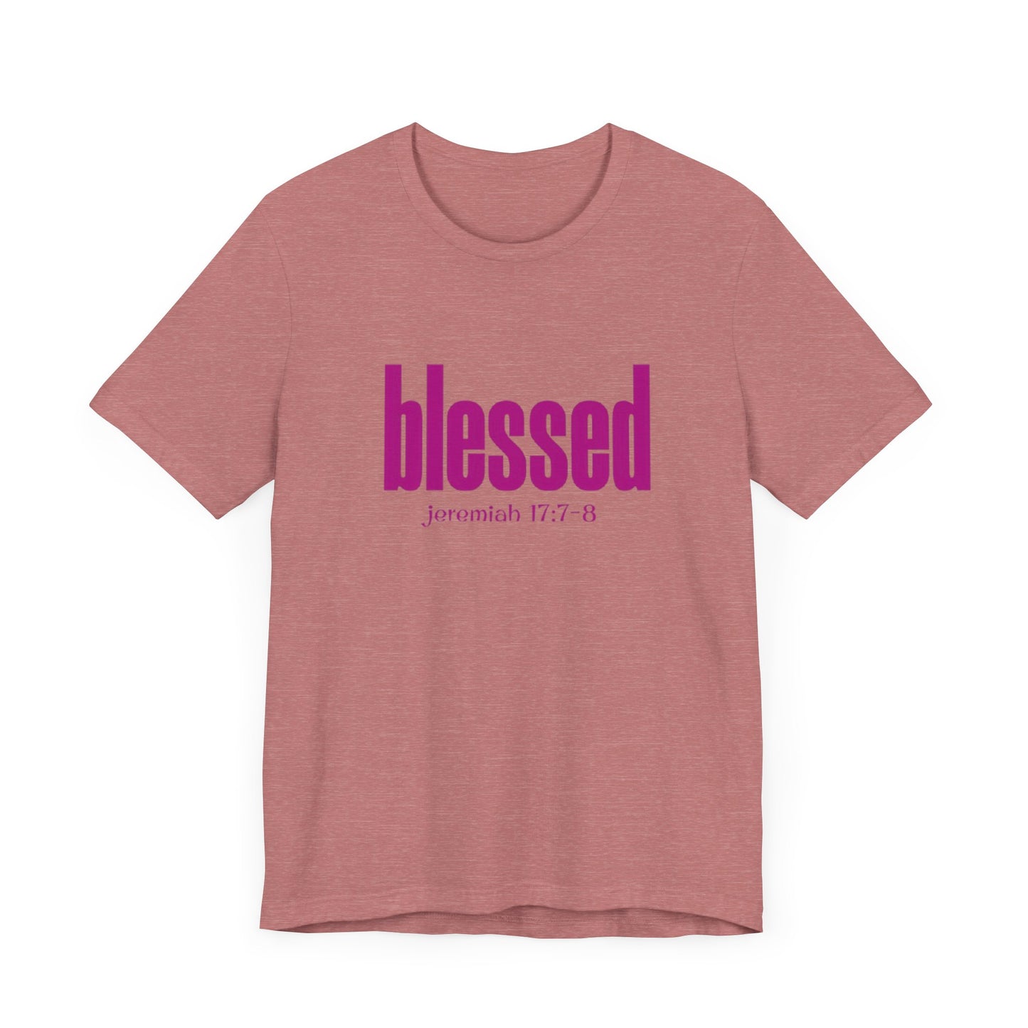 "Blessed" Unisex Jersey Short Sleeve Tee