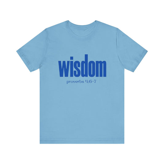 "Wisdom" Unisex Jersey Short Sleeve Tee