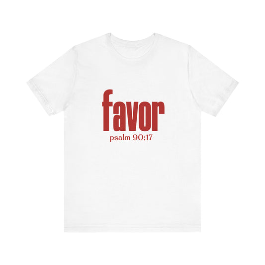 "Favor" Unisex Jersey Short Sleeve Tee