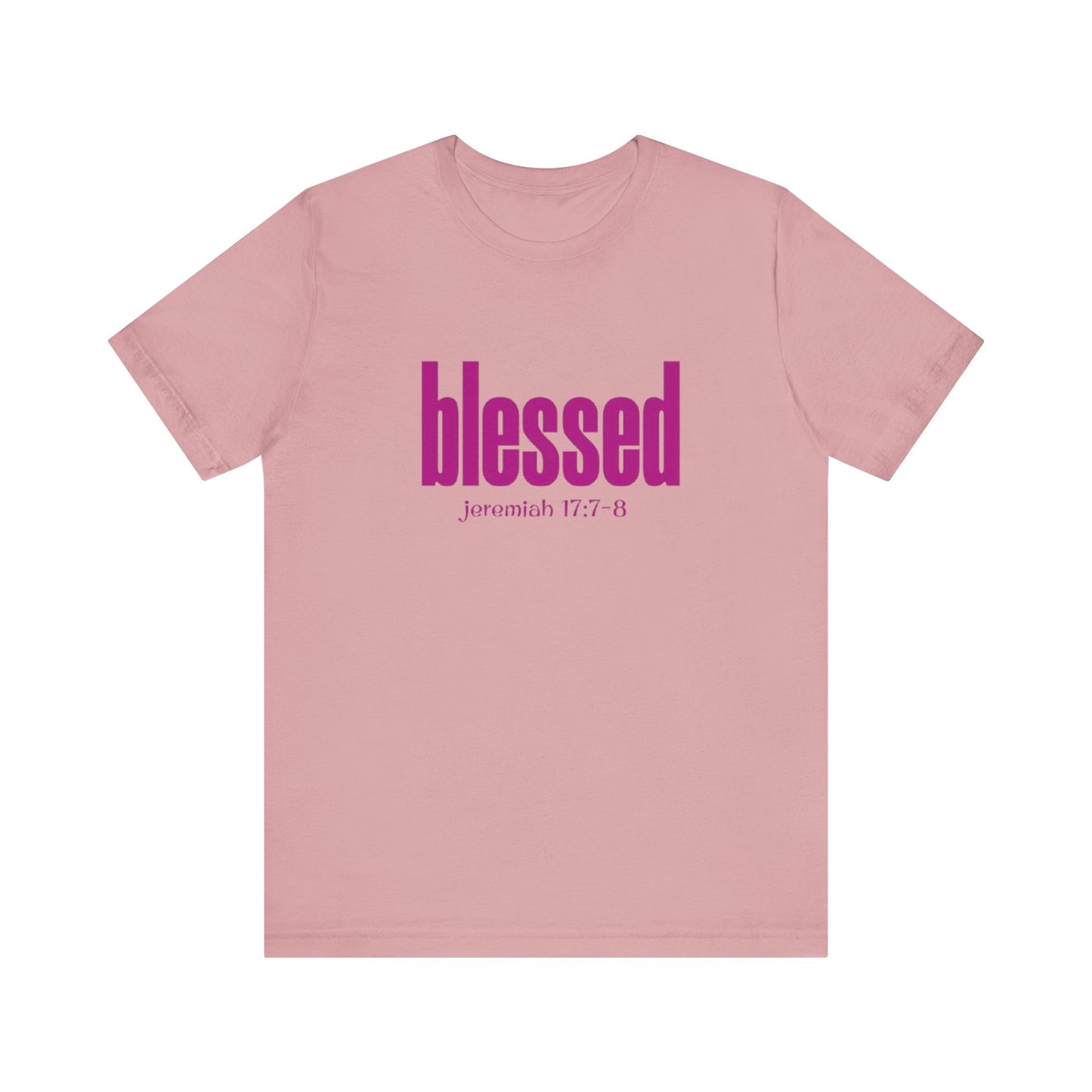 "Blessed" Unisex Jersey Short Sleeve Tee