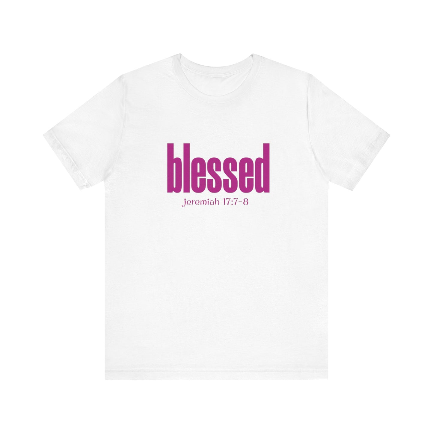 "Blessed" Unisex Jersey Short Sleeve Tee