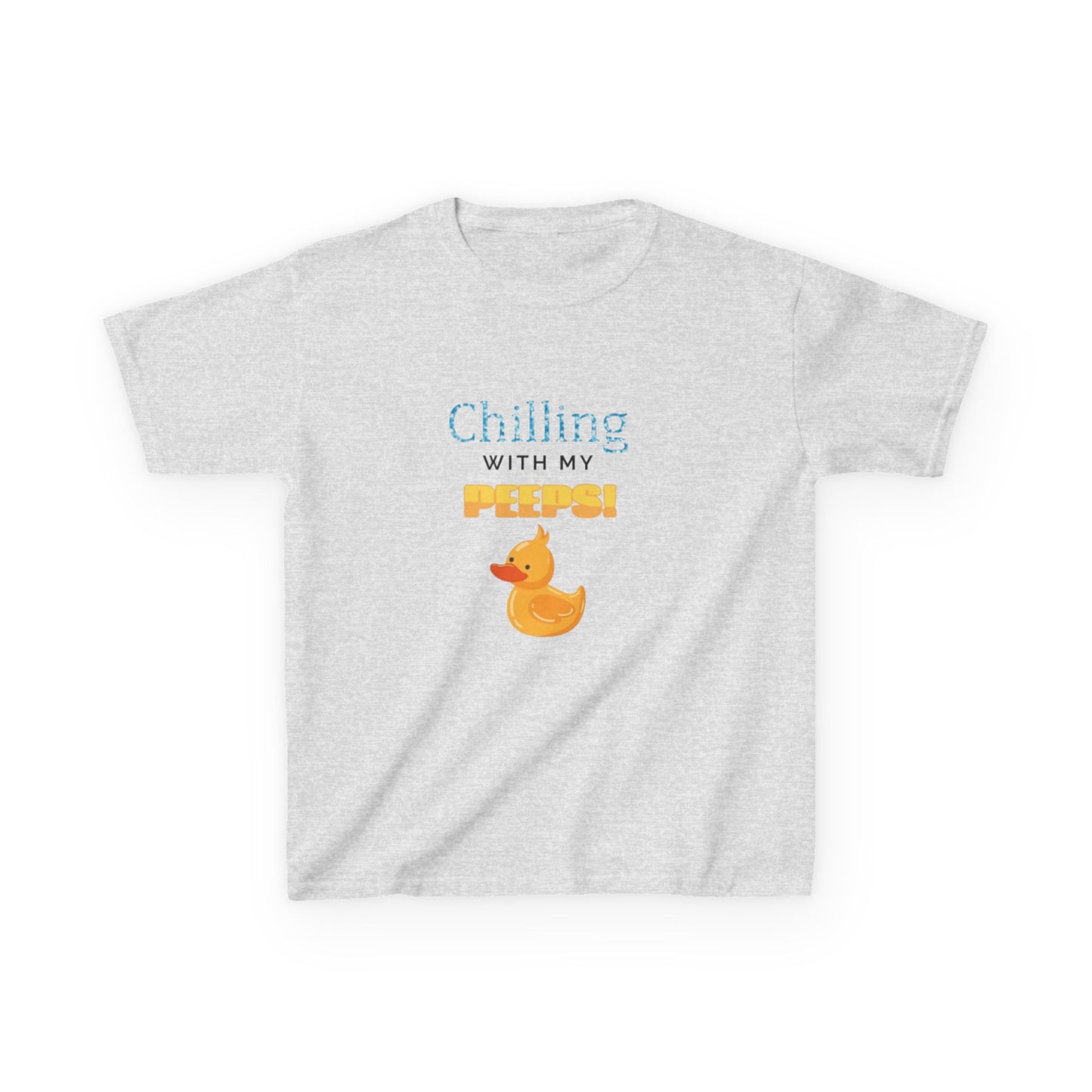 "Chilling with my PEEPS" Kids Heavy Cotton™ Tee