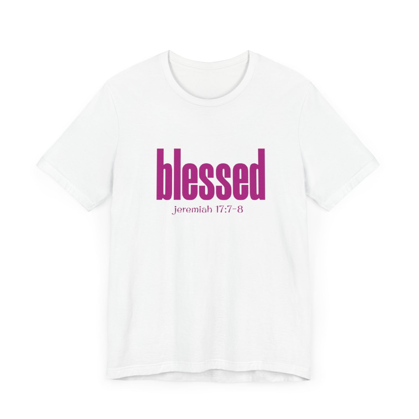 "Blessed" Unisex Jersey Short Sleeve Tee