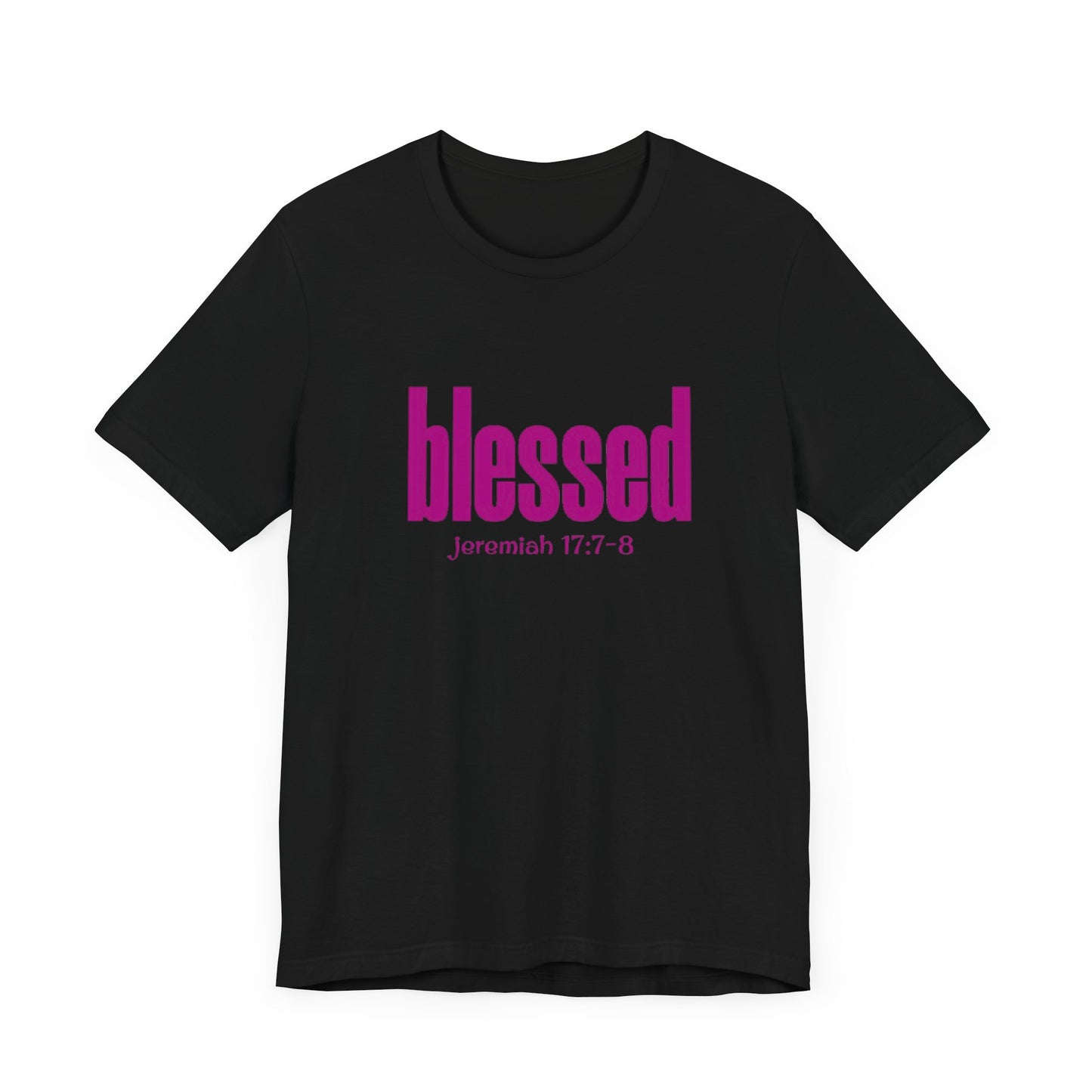 "Blessed" Unisex Jersey Short Sleeve Tee