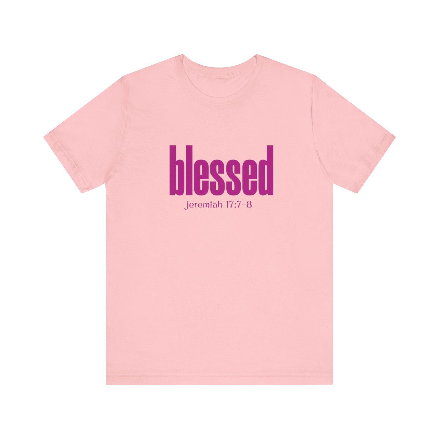 "Blessed" Unisex Jersey Short Sleeve Tee