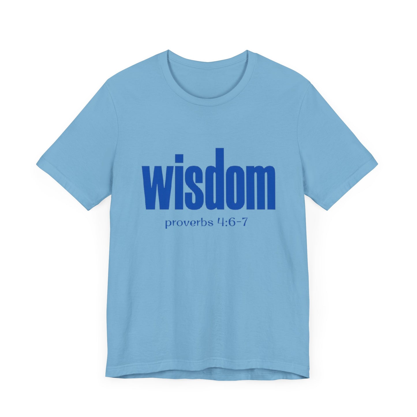 "Wisdom" Unisex Jersey Short Sleeve Tee