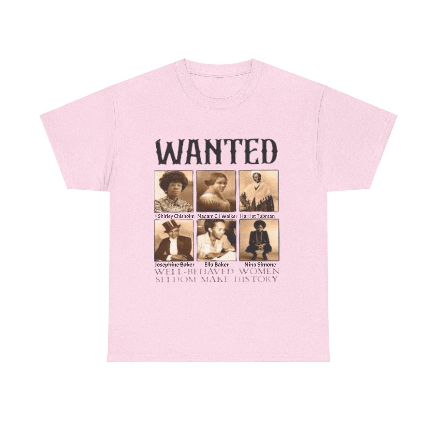 Wanted Black Women Black History Month T Shirt