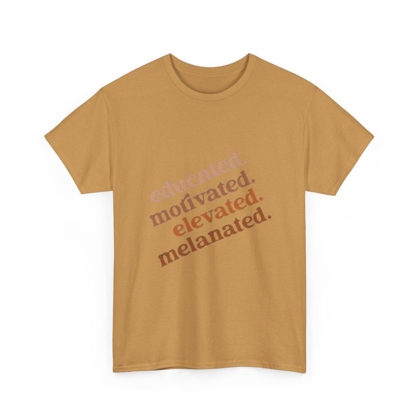 Educated Motivated Elevated Melanated Black History Shirt