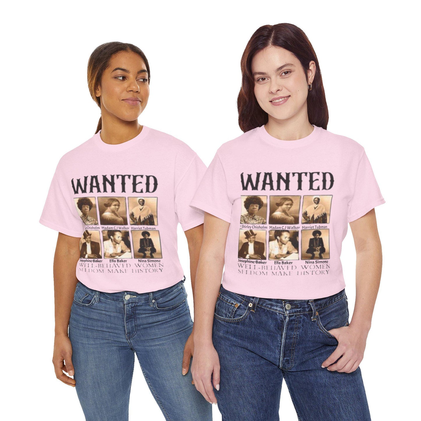 Wanted Black Women Black History Month T Shirt