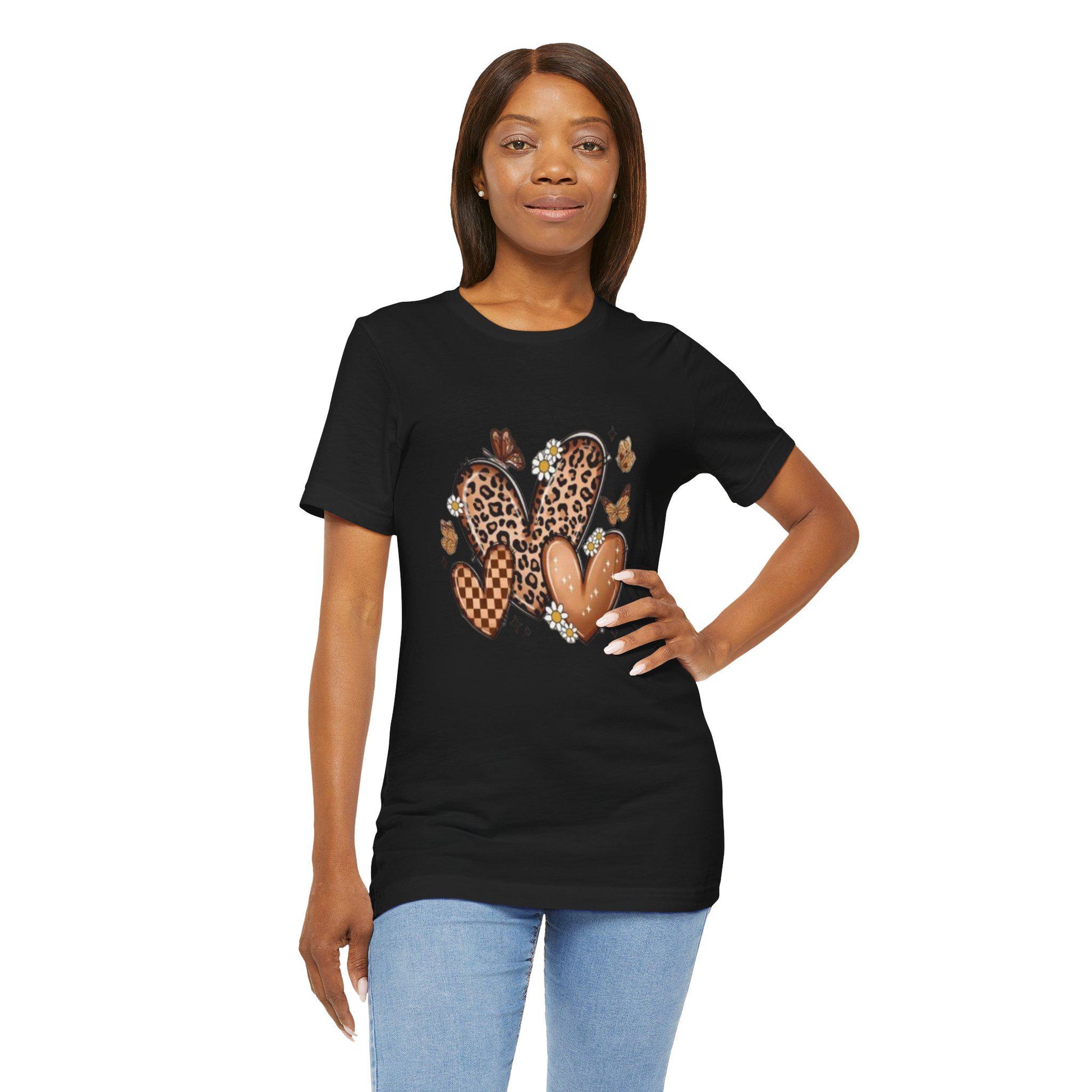 Hearts For Black History Month T Shirt