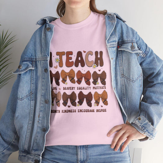 I teach equality Black History T Shirt