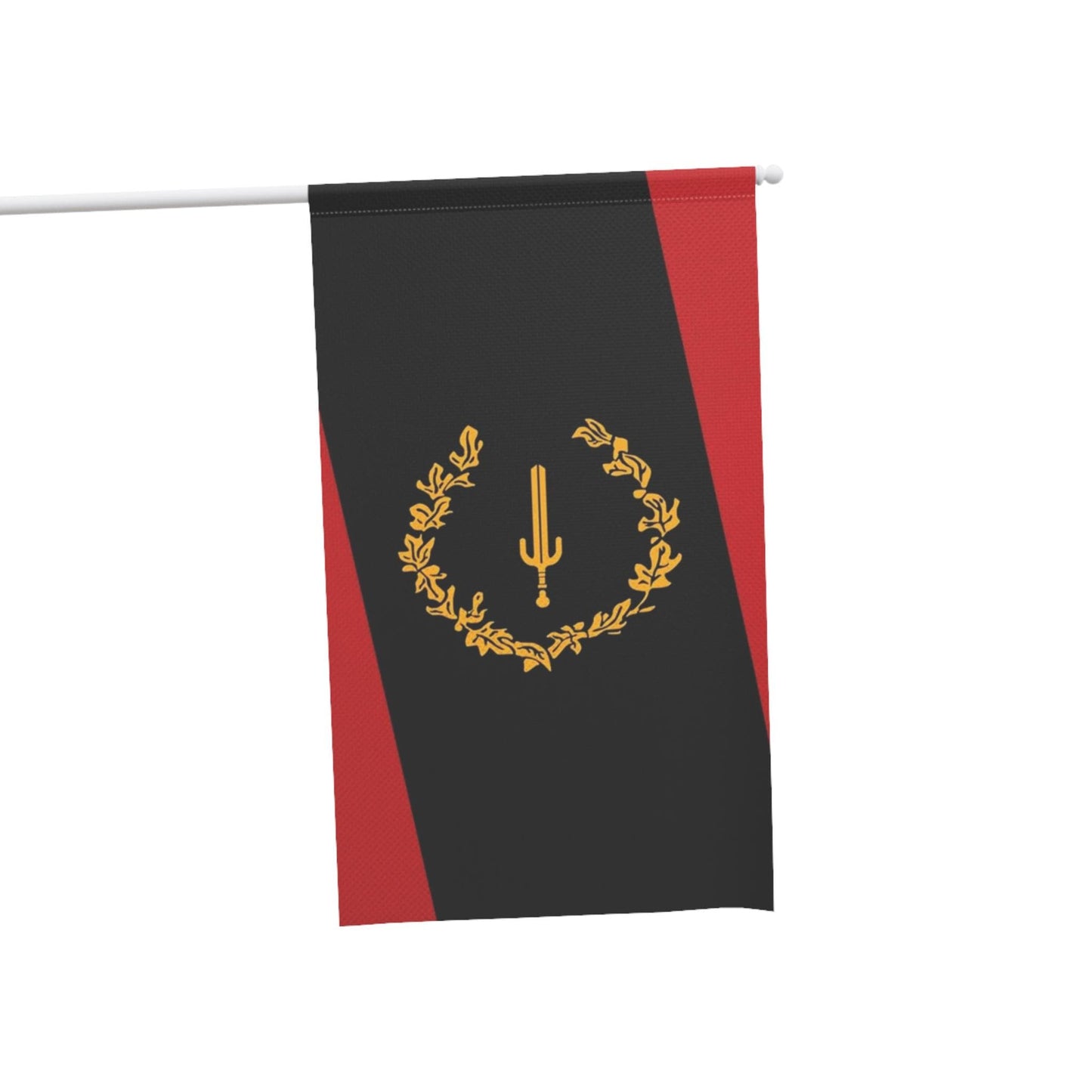 Black American Heritage Flag House Banner