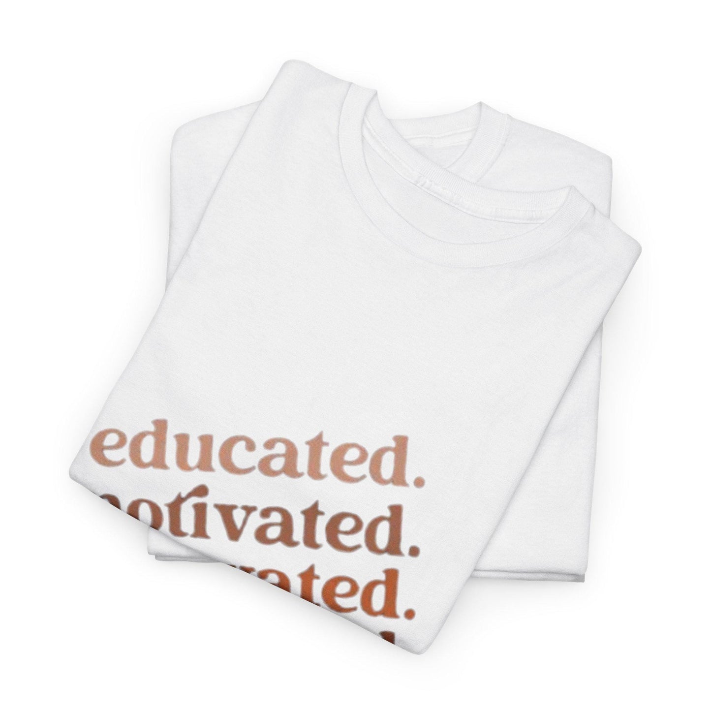 Educated Motivated Elevated Melanated Black History Shirt