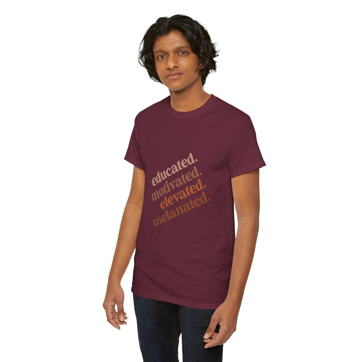 Educated Motivated Elevated Melanated Black History Shirt