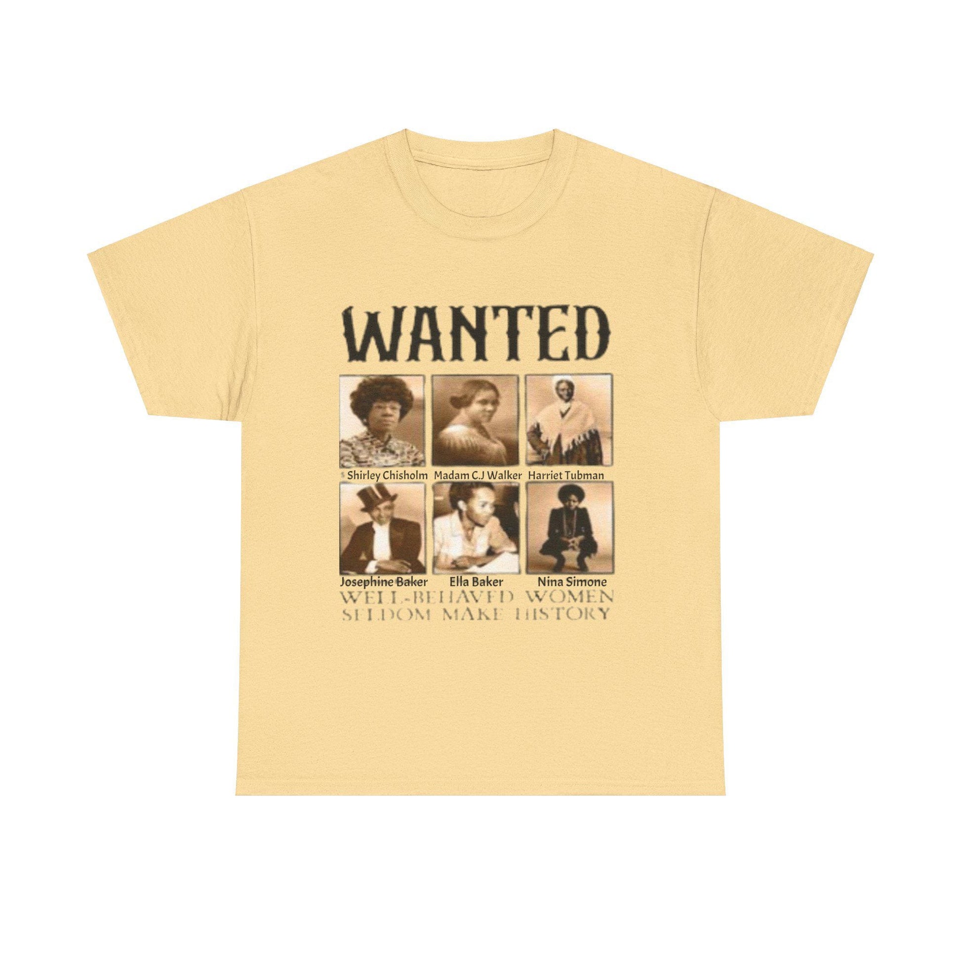 Wanted Black Women Black History Month T Shirt